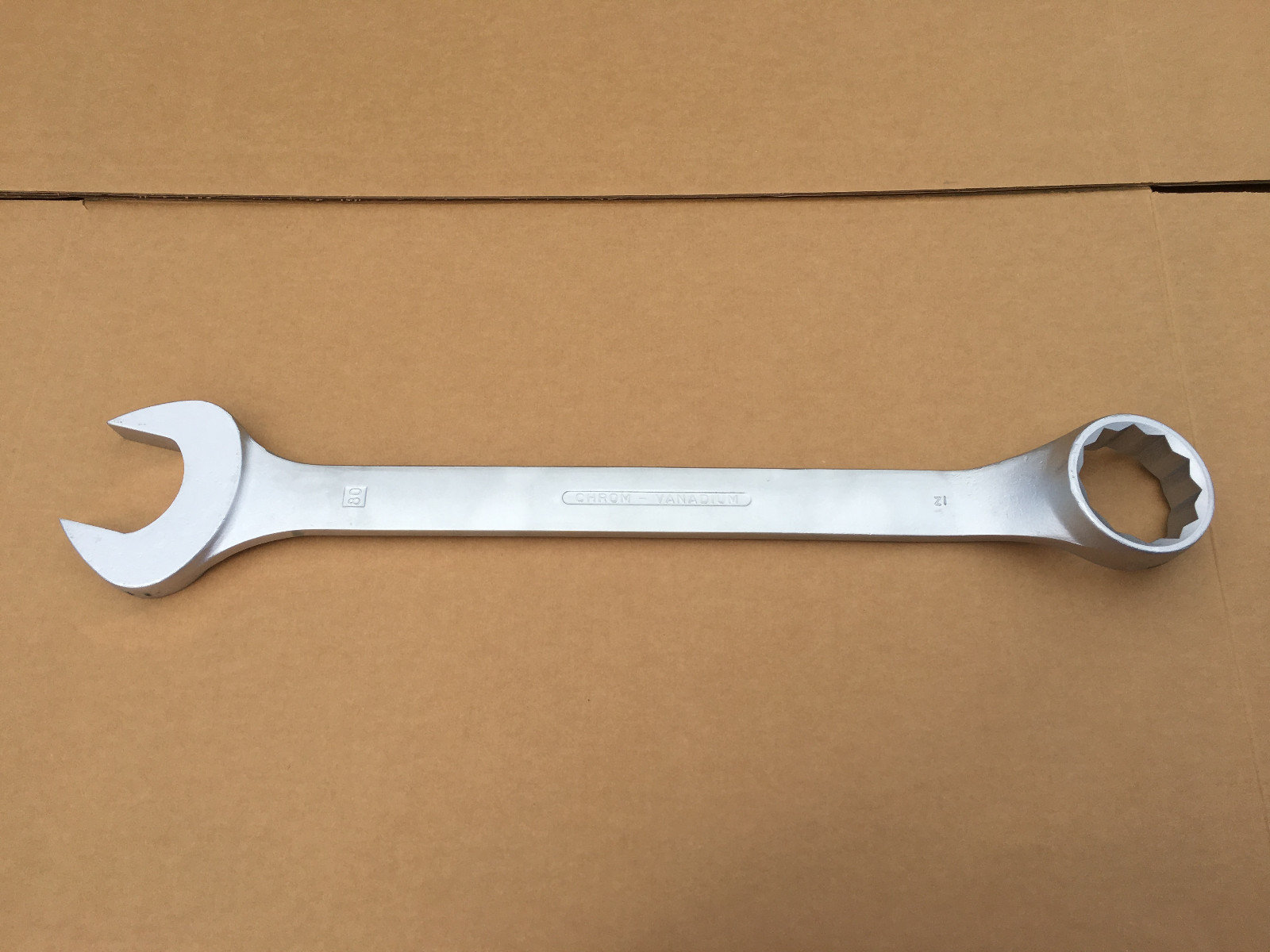 Stahlwille Vanadium 80mm Combination Spanner Long Open Box End Wrench 40148080