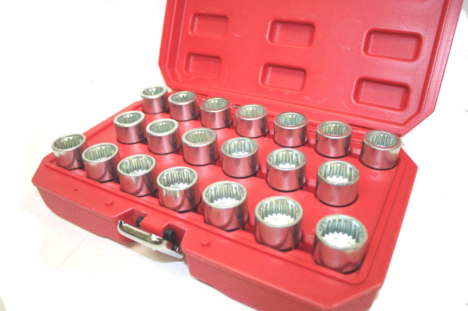 20pc Master Locking Wheel Nut Key Socket Set OEM Spline For Porsche Cayenne VW