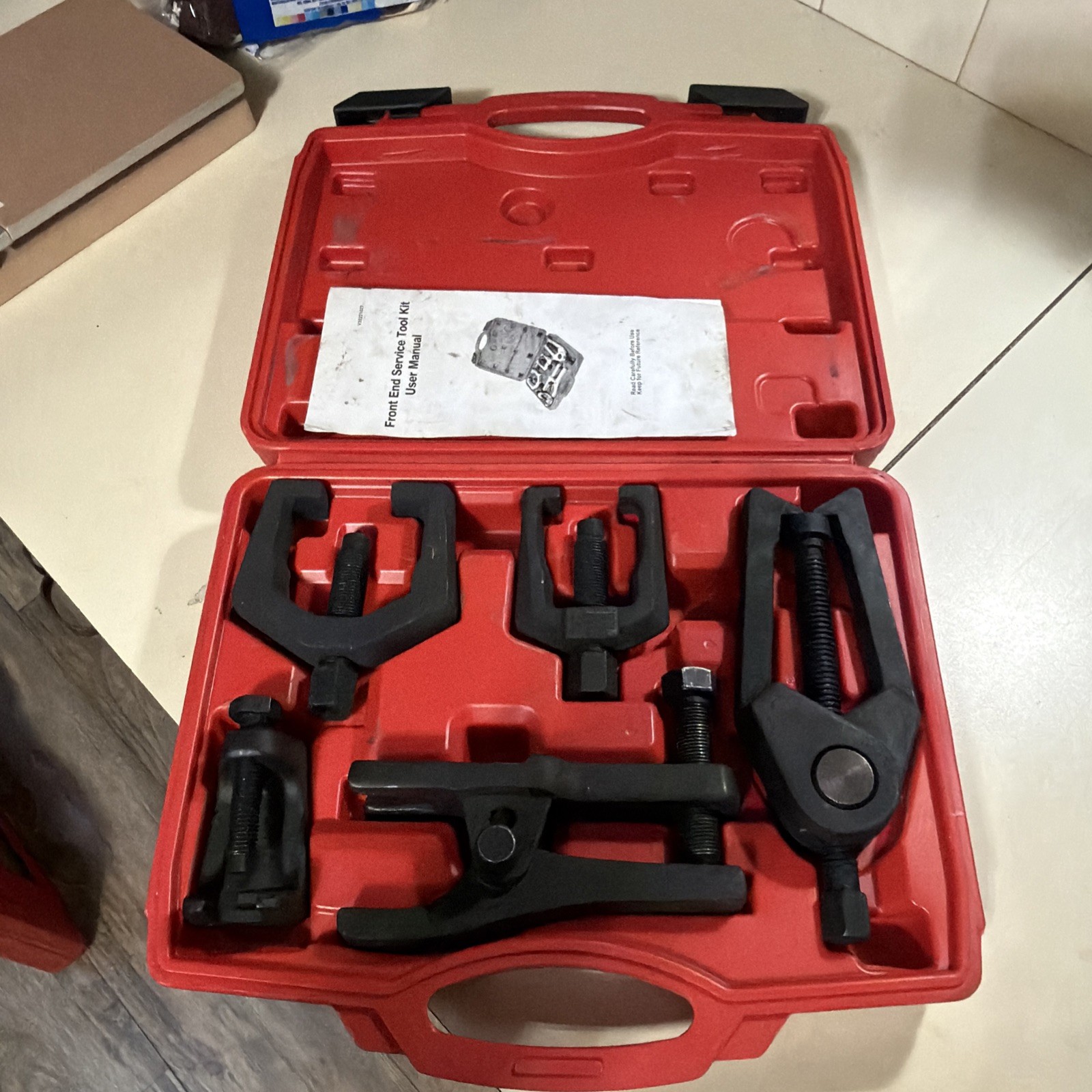 5-In-1 Ball Joint Separator, Pitman Arm Puller, Tie Rod End Tool Set