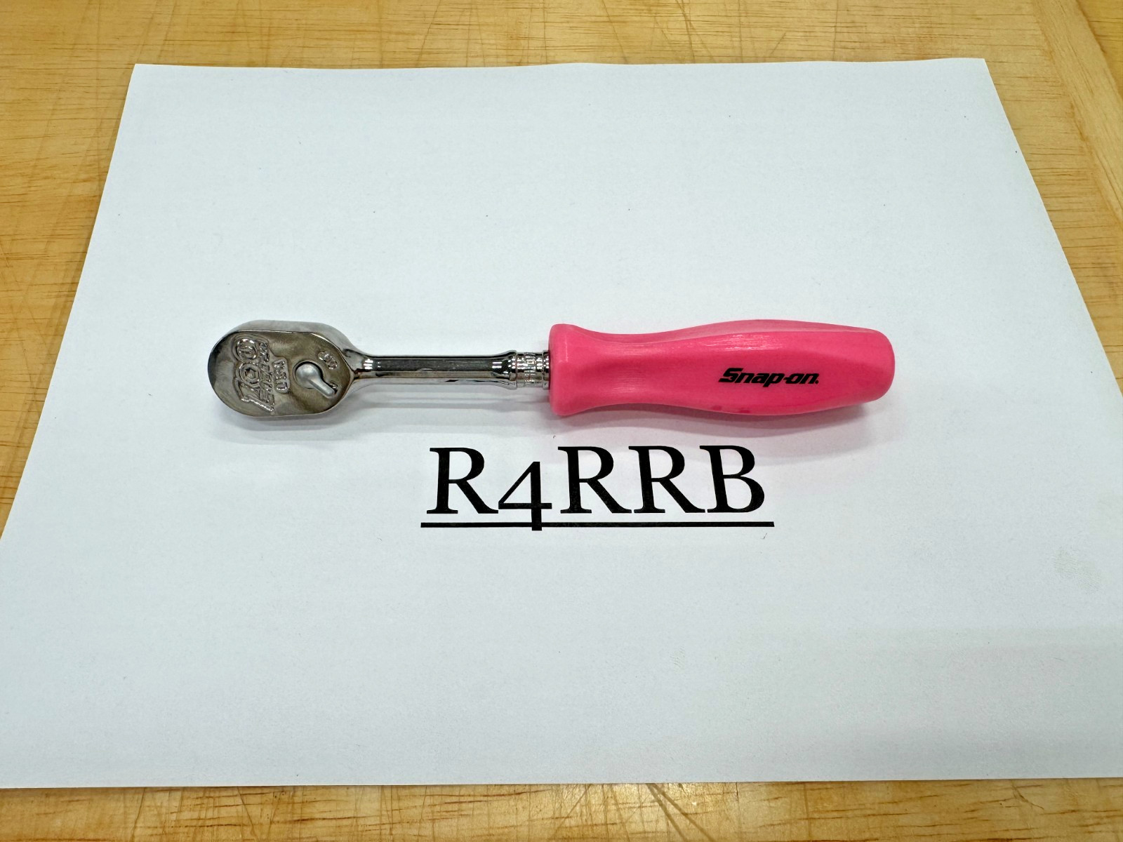 Snap-on Tools USA NEW 1/4″ Drive 100th Anniv PINK GUY MARTIN Hard Handle Ratchet
