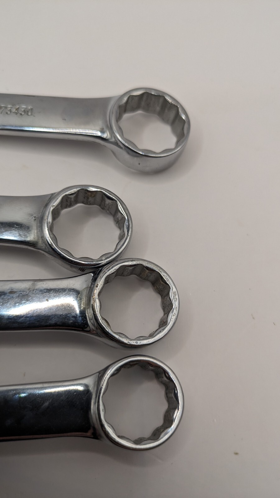Snap On Combo Wrench Set 19mm,18,17,16