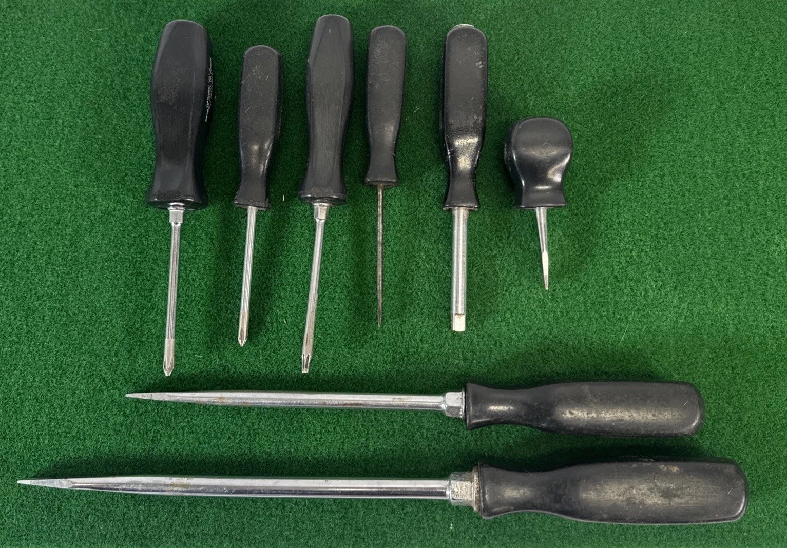 Snap-on USA Screwdriver Pick Lot 8 Pc SSD8 SSD6 SDDP31 TM4CS SSD1 SSD234