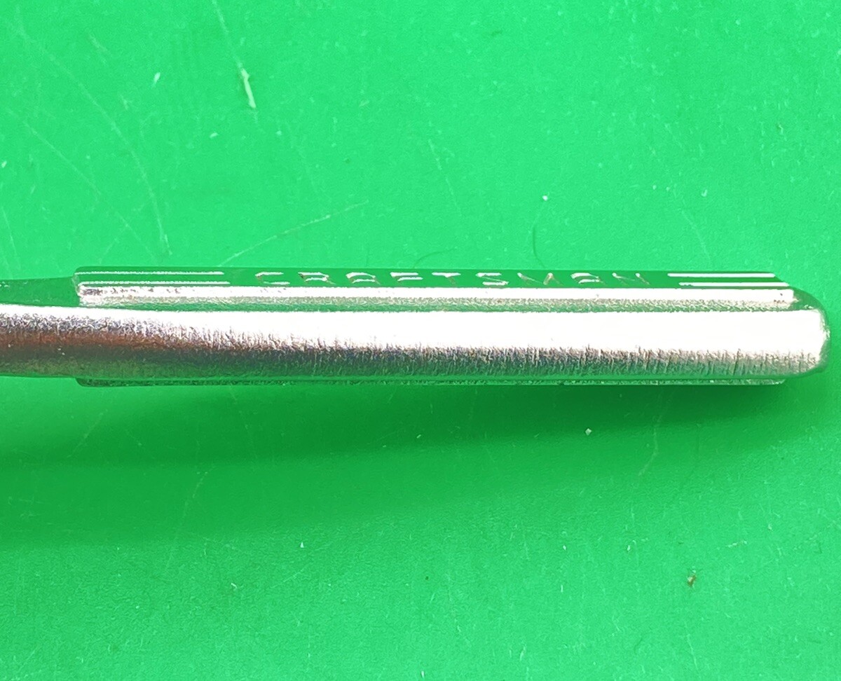 Vintage Craftsman USA 1/4″ Drive Ratchet 43185 -V- Series Excellent Condition