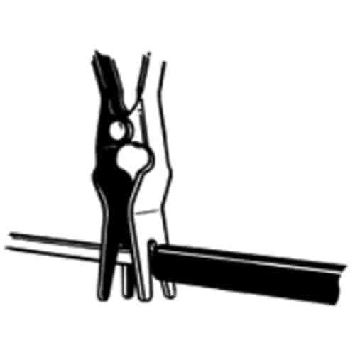 Lisle Tools 47900 Hose Remover Pliers Removes 5/32in To 1/2in Hoses