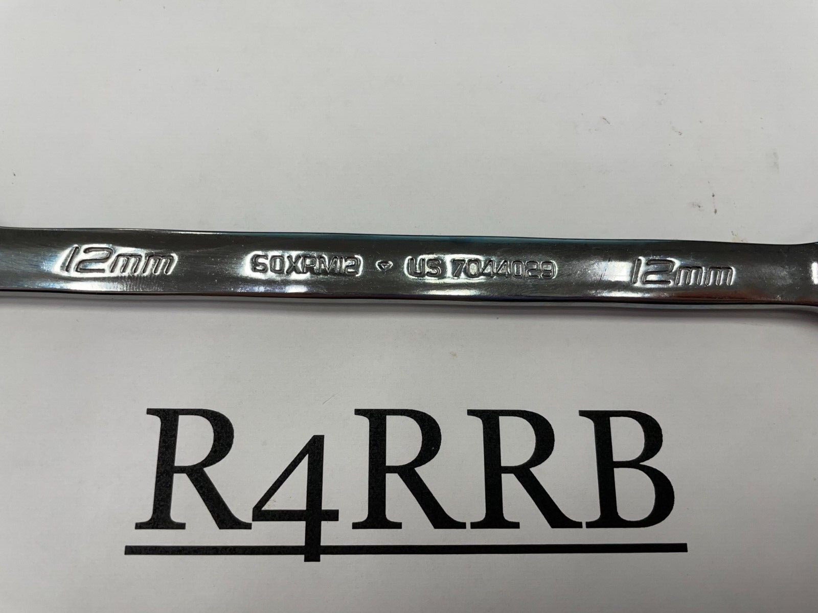 Snap-on Tools NEW 12mm Metric 0° Non-Reversing Ratcheting Combo Wrench SOXRM12