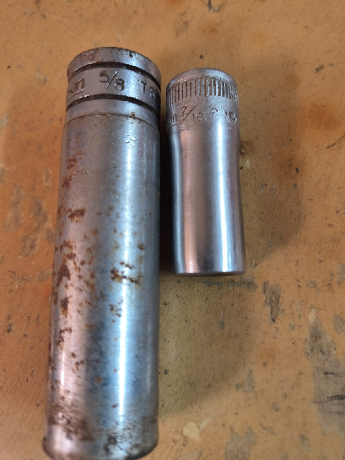 To Snap-on Deep Sockets 1/2″ 5/8 TS 6 Pt, And 7/16 3/8 12pt
