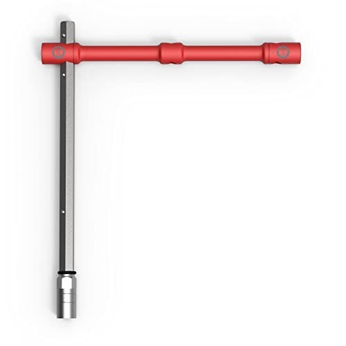 Compact Tire Iron Set 26 Inch Universal Lug Wrench 17mm 19mm 21mm Breaker Bar