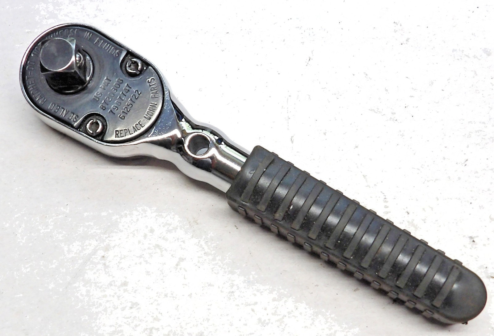 Special Snap On 3/8″ Drive Stubby Chrome Sealed Fine Tooth Head Ratchet Boeing