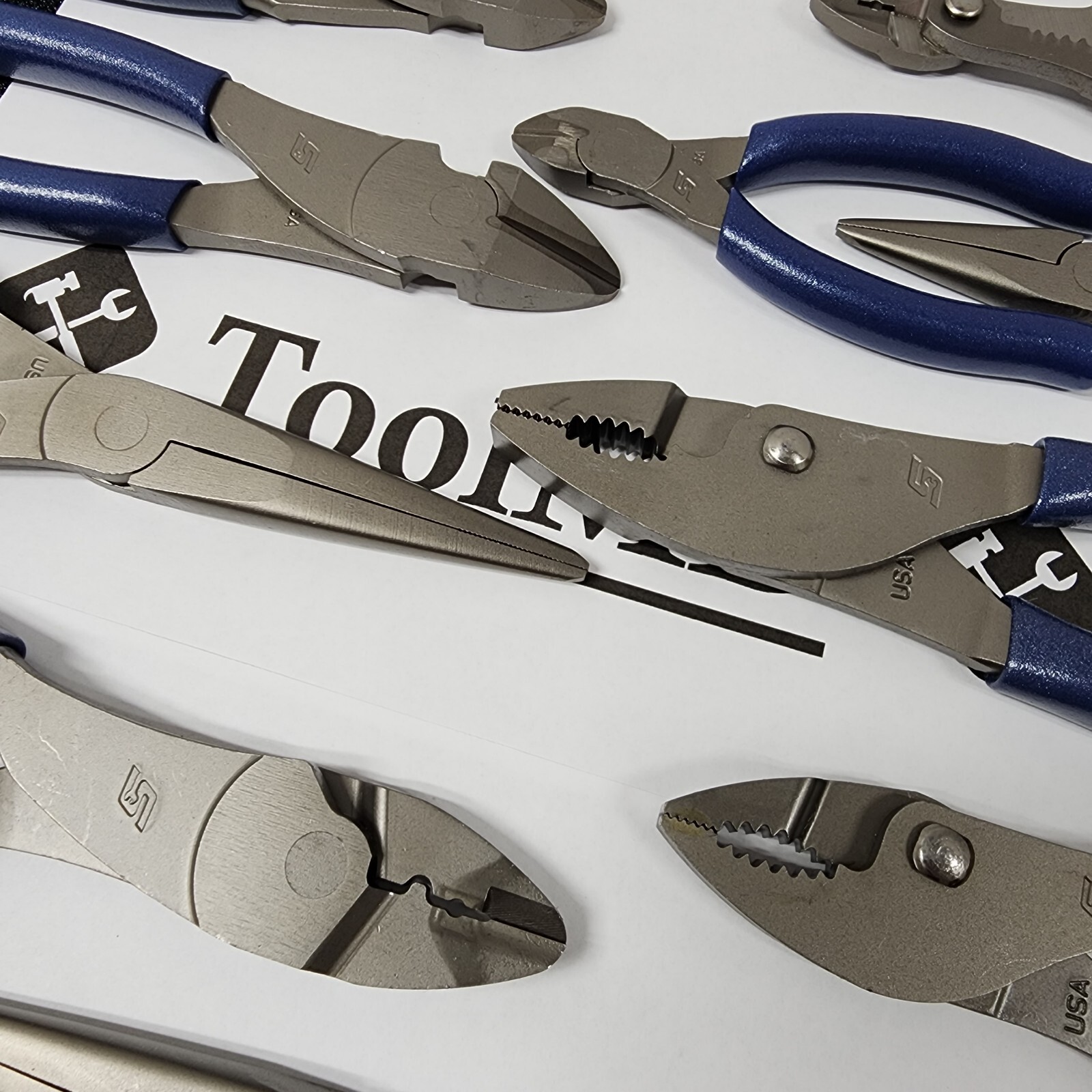 Snap-on Tools USA NEW 14pc POWER BLUE Master Plier/Cutter/Stripper Set LN47ACF