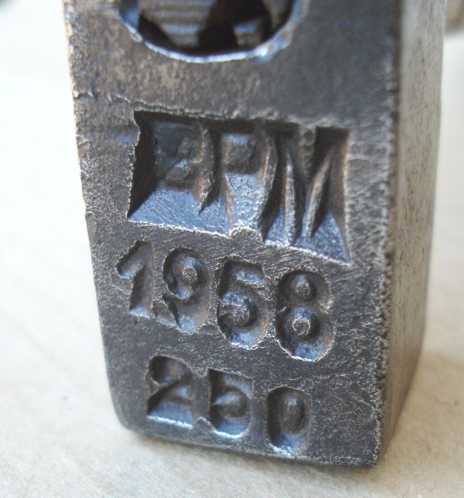 OLD HAMMER 250 GRAMS FOR ALFA ROMEO LANCIA FLAMINIA ARDEA AURELIA 1958 TOOL KIT