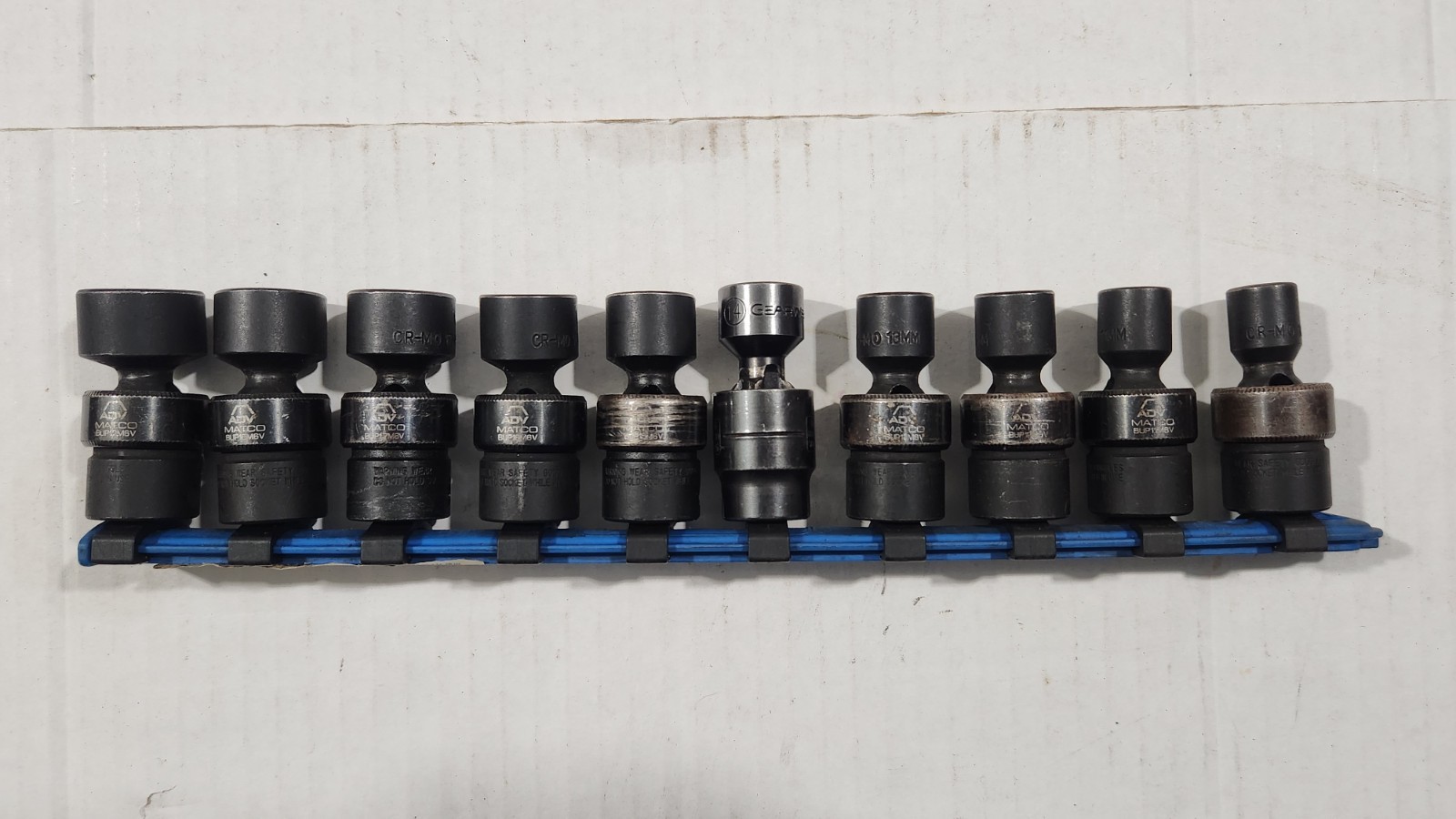 Matco 10-19MM ADV 10 Pc. 3/8″ Metric 6 Point Swivel Universal IMPACT Socket Set