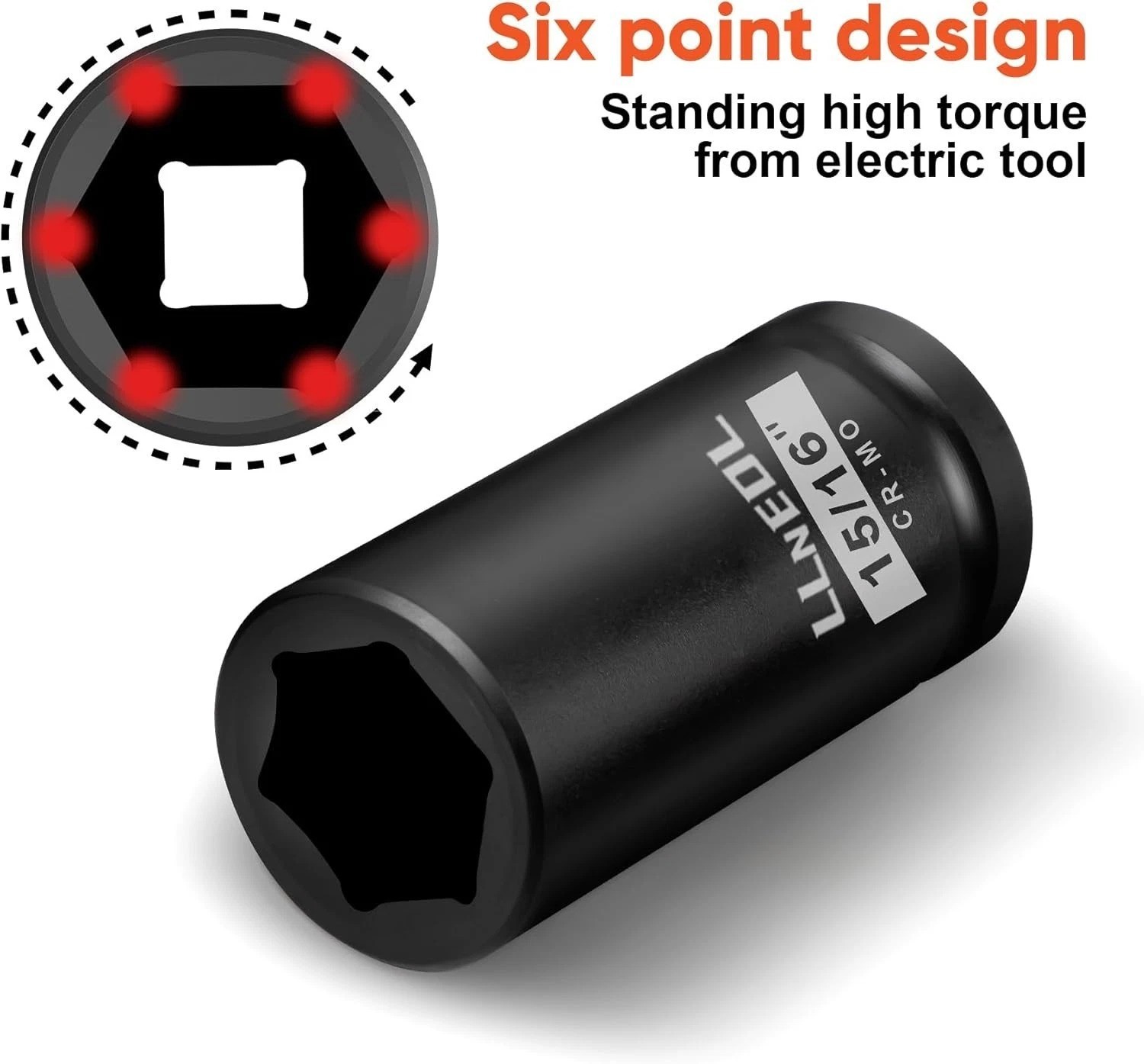 Complete 3/4″ Drive Impact Socket Set: 12-Pcs for Heavy Equipment Maintenance