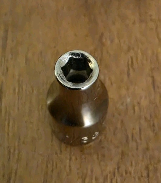 Craftsman USA 5/32″ Socket 6 point 1/4″ Drive Inverted G 43481