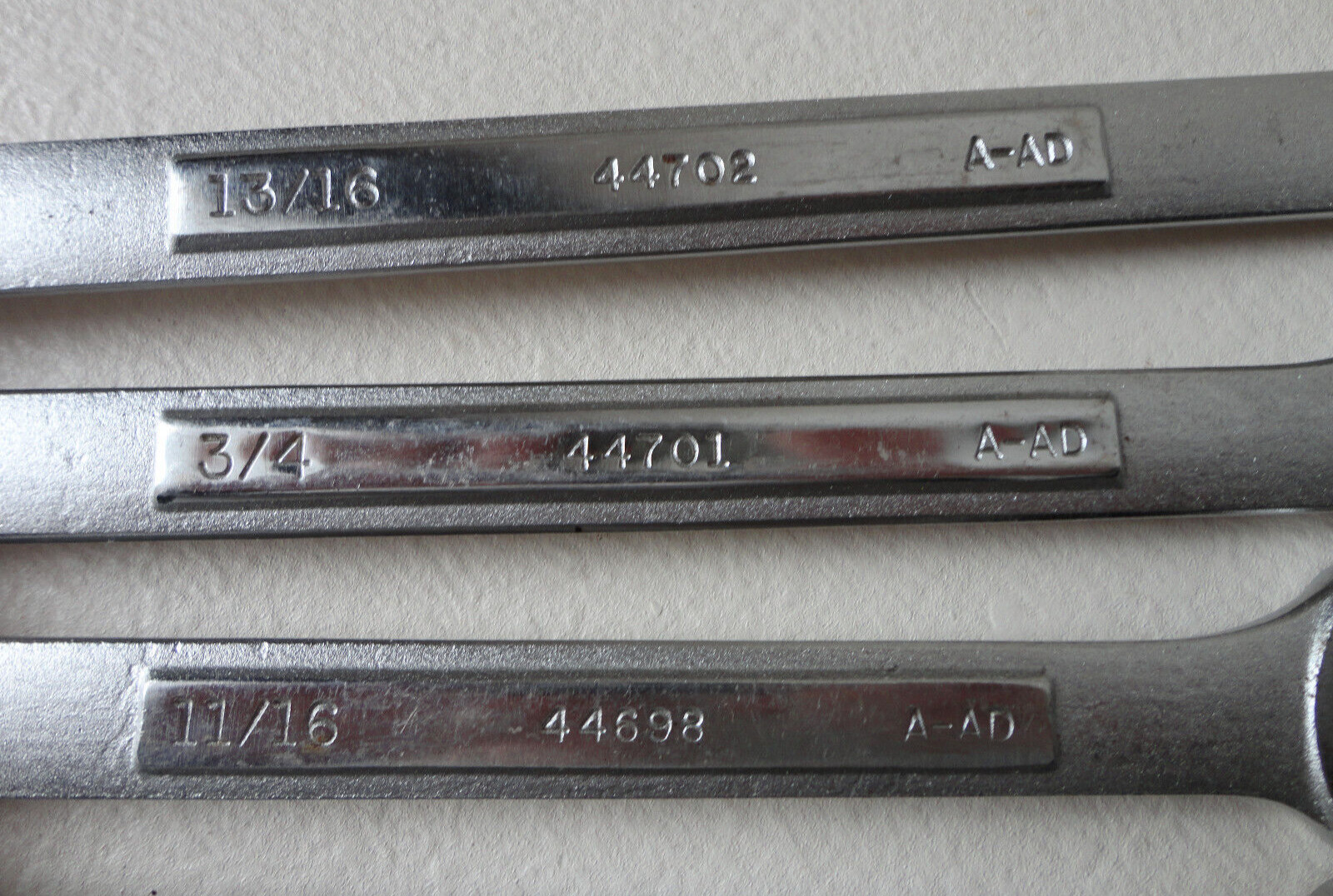 Craftsman *Overseas SAE Combo Wrench A-AD / D-AC Partial Set Or LOT