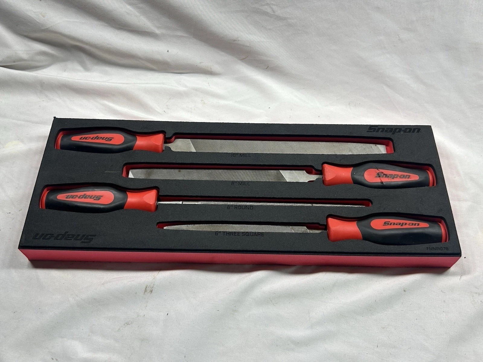 Snap-on™ SGHBF500AFR 4-piece Instinct Soft Grip Handle Mixed File Foam Set