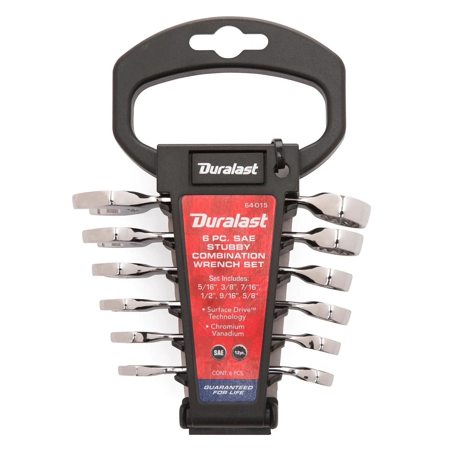 Duralast SAE Stubby Combination Wrench Set 6 Piece # 64-015