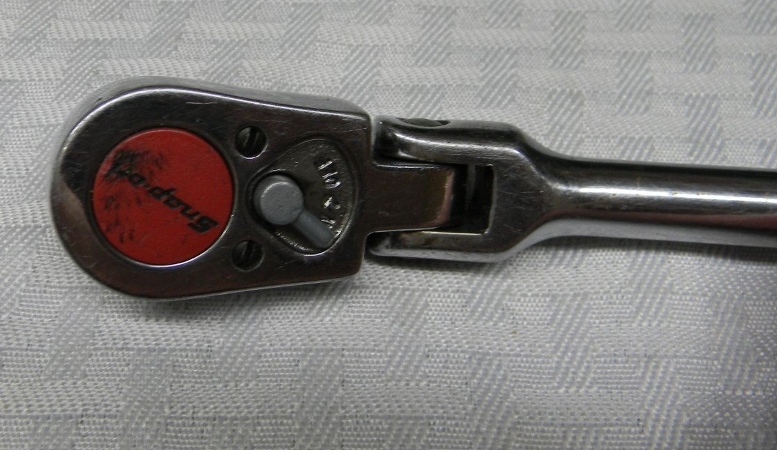 SNAP-ON 3/8″ DRIVE 11″ LONG FLEX HEAD STANDARD HANDLE RATCHET #F731