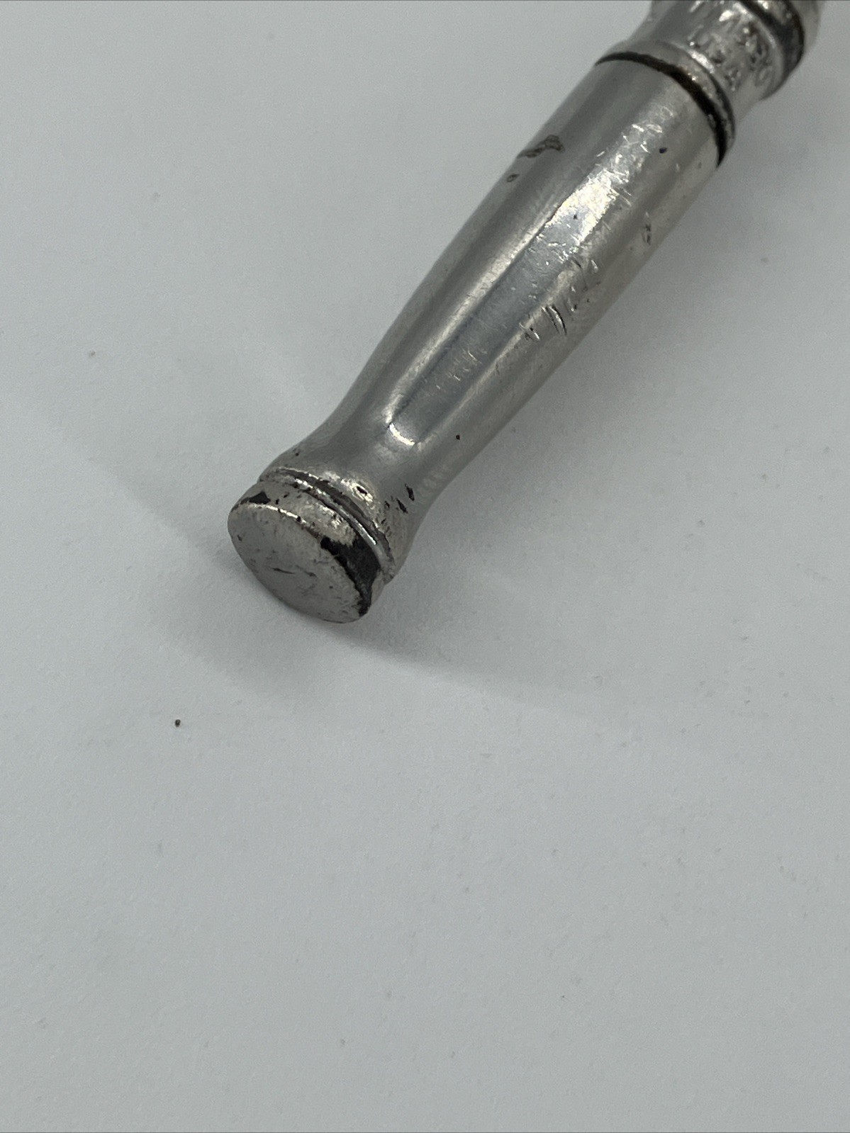 Snap-on TM830 Socket Ratchet 1/4″ Drive Stubby Short Handle 4.5″ USA [046CHB]
