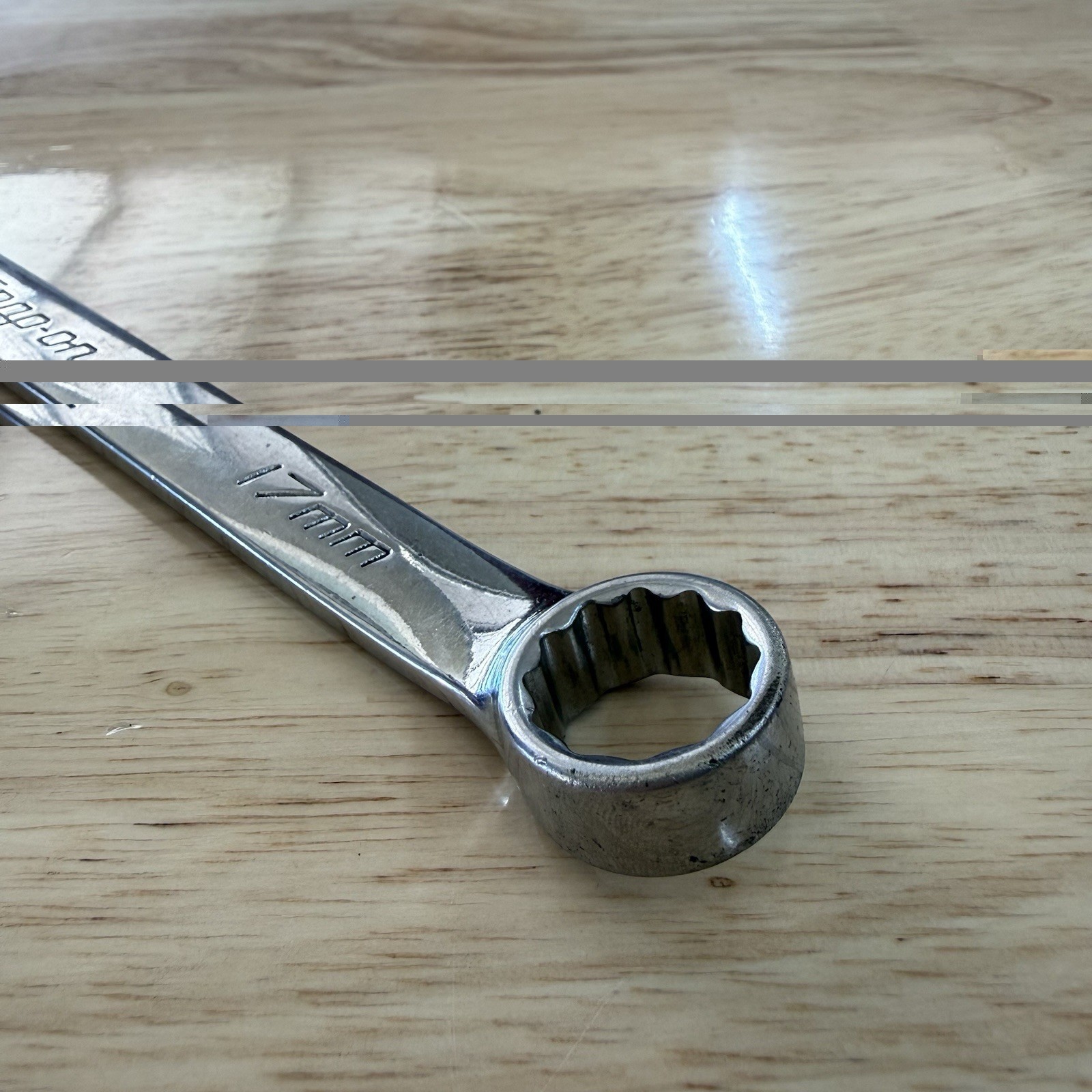 Snap-On OEXM170B Combination Wrench – 17mm – 12 Point Box End – USA- Metric