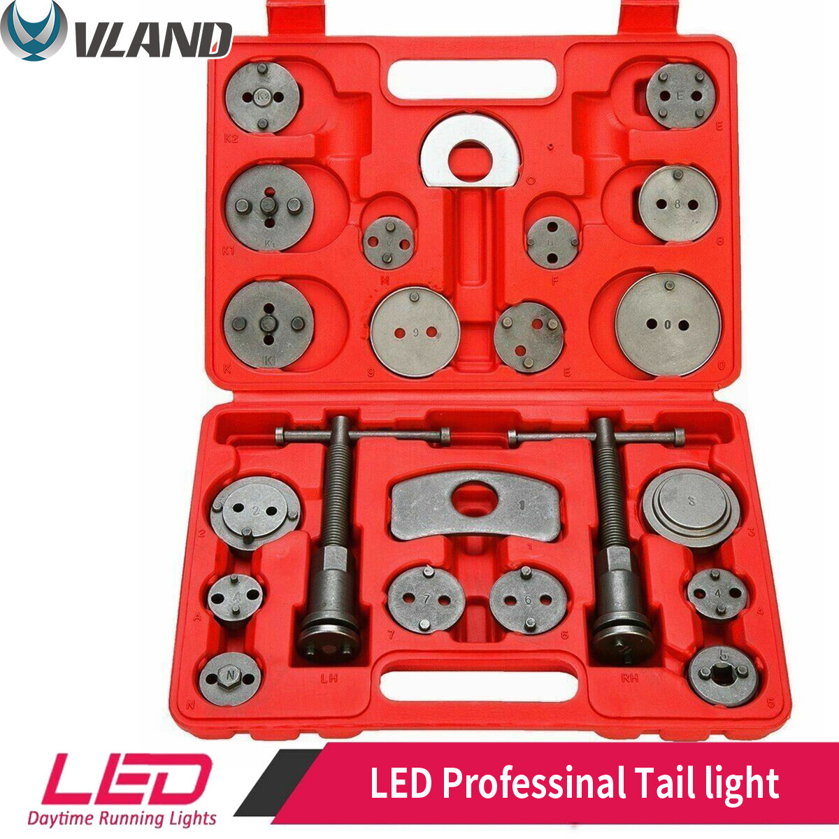 Widely used Disc Brake Caliper Piston Pad Wind Back Tool Set for Car Auto 22 pcs