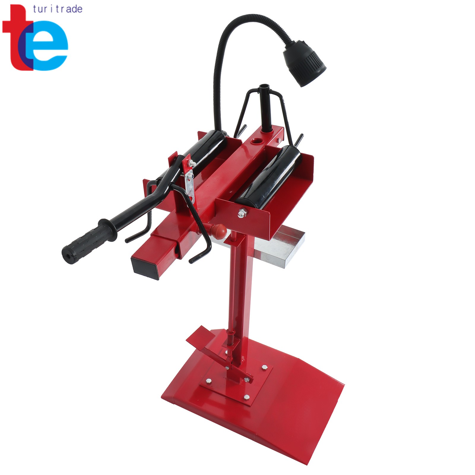 Heavy Duty Manual Car Tire Spreader Tire Changer Repair Tires Tool & LED Light