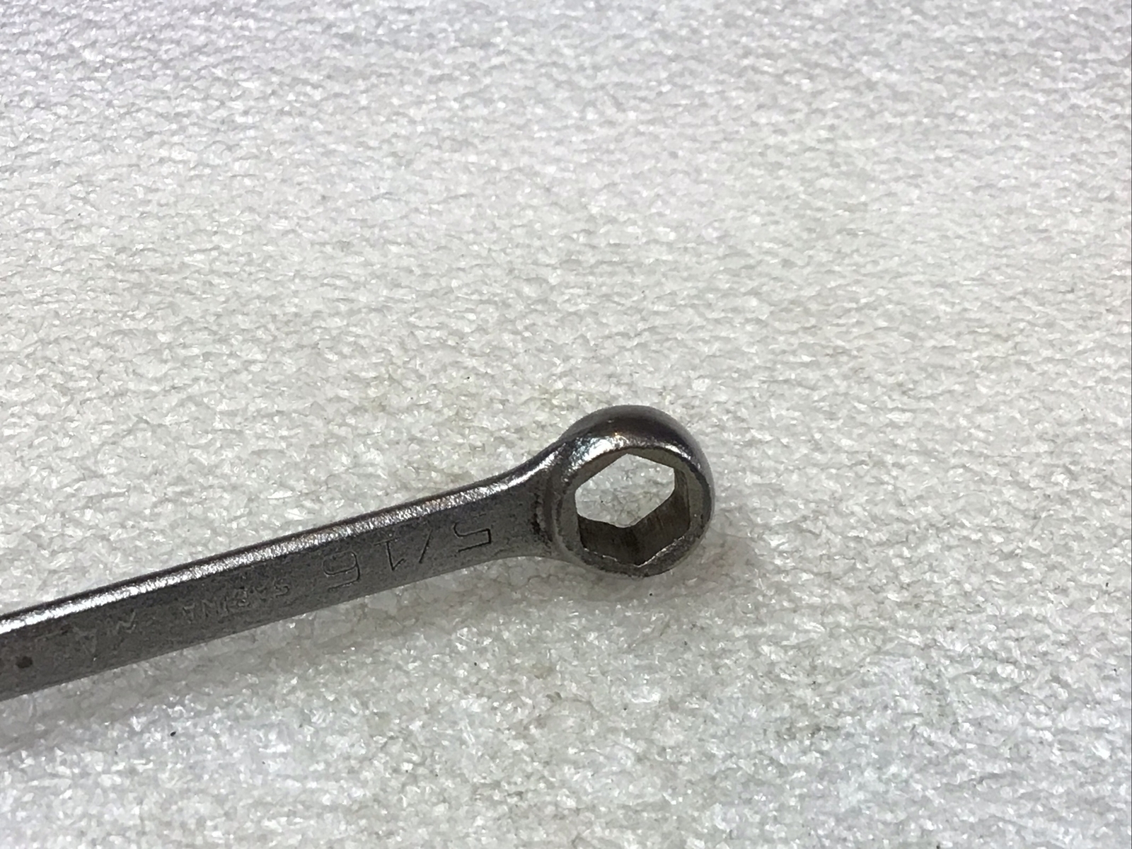 MAC TOOLS#CH10 – 5/16”, SAE, 6 PT., CHROME, SHORT, COMBO. WRENCH (Sabina Ohio)