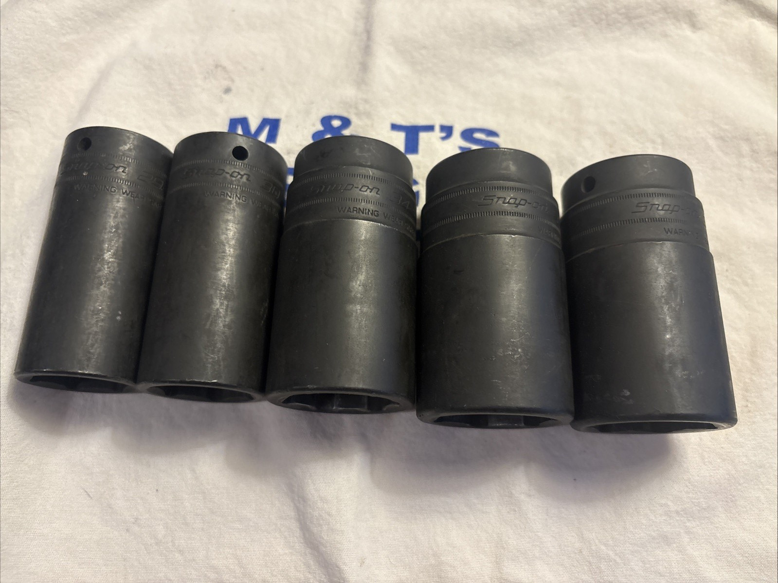 Snap-on 1/2″ Drive 5pc 6pt Metric Deep Impact Set (29-30, 34-36 mm) 305SIMMY