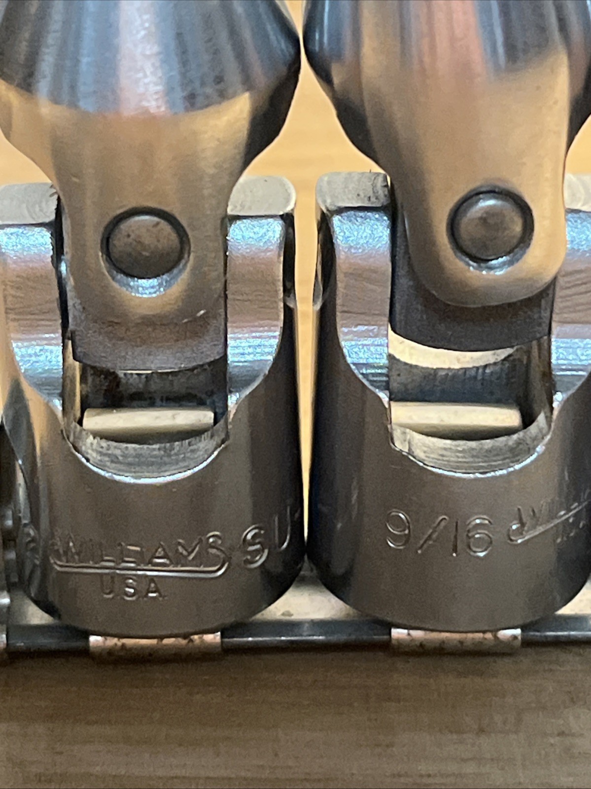 Williams 1/2″ Drive 5 Pc Universal Swivel Flex Socket Set 1/2″-3/4″ W/ Rail 12 P