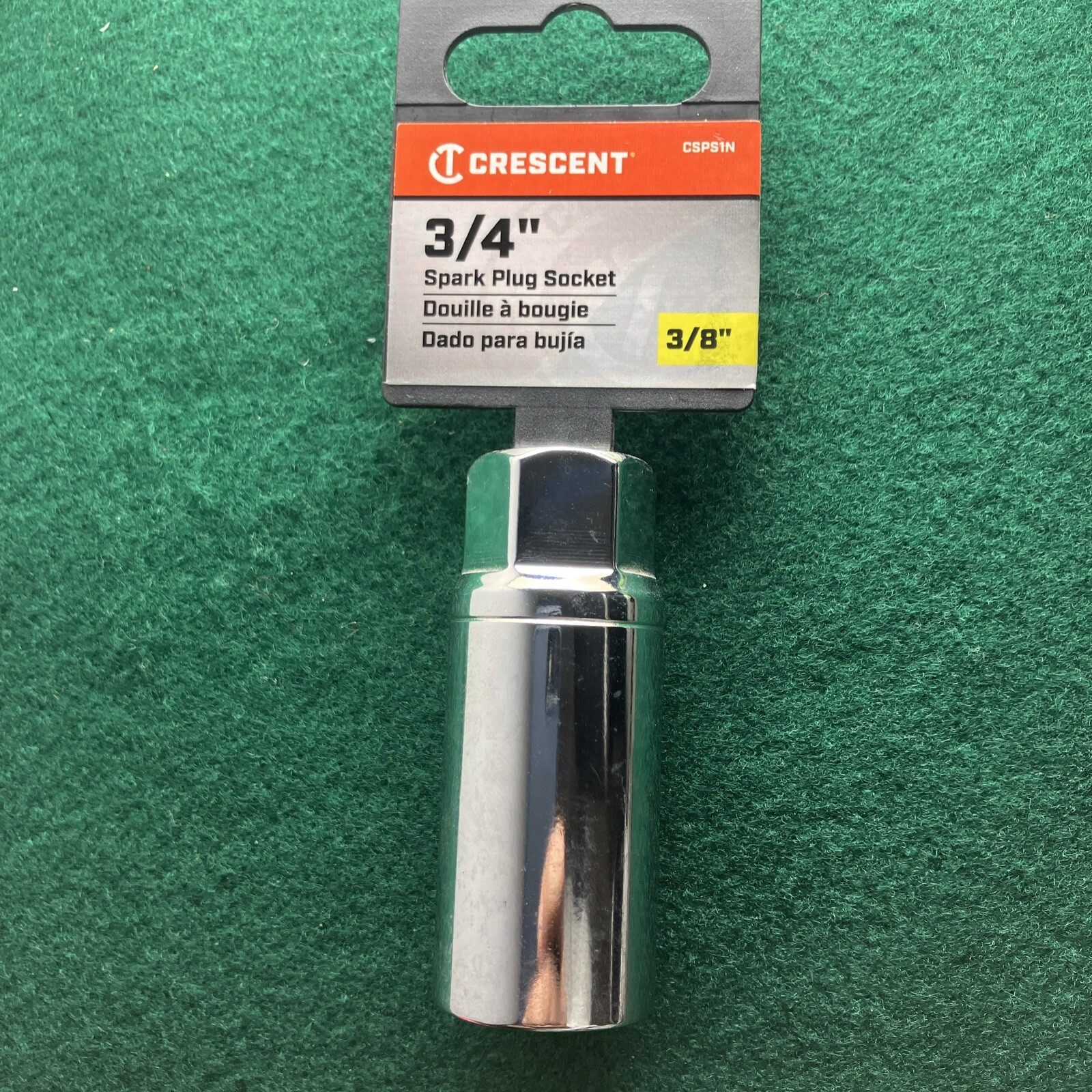 Crescent CSPS1N 3/8″ Drive 6pt Spark Plug Socket 3/4″ Lifetime warranty