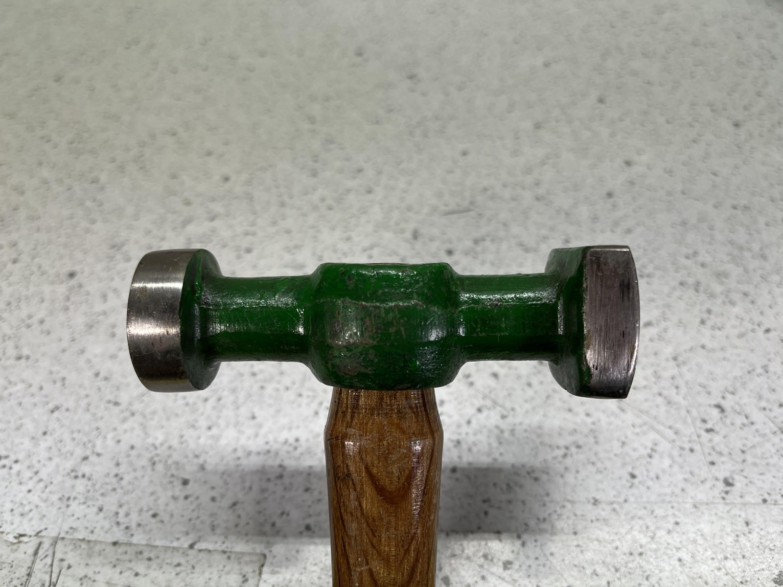 Used Auto Body Hammers & Dollies Set, Painted in green