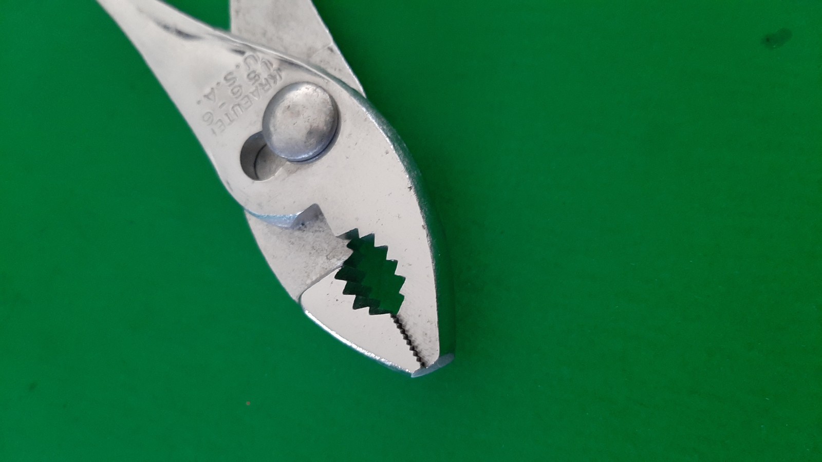 NOS KRAEUTER USA Slip Joint Pliers 6-1/2” 156-6