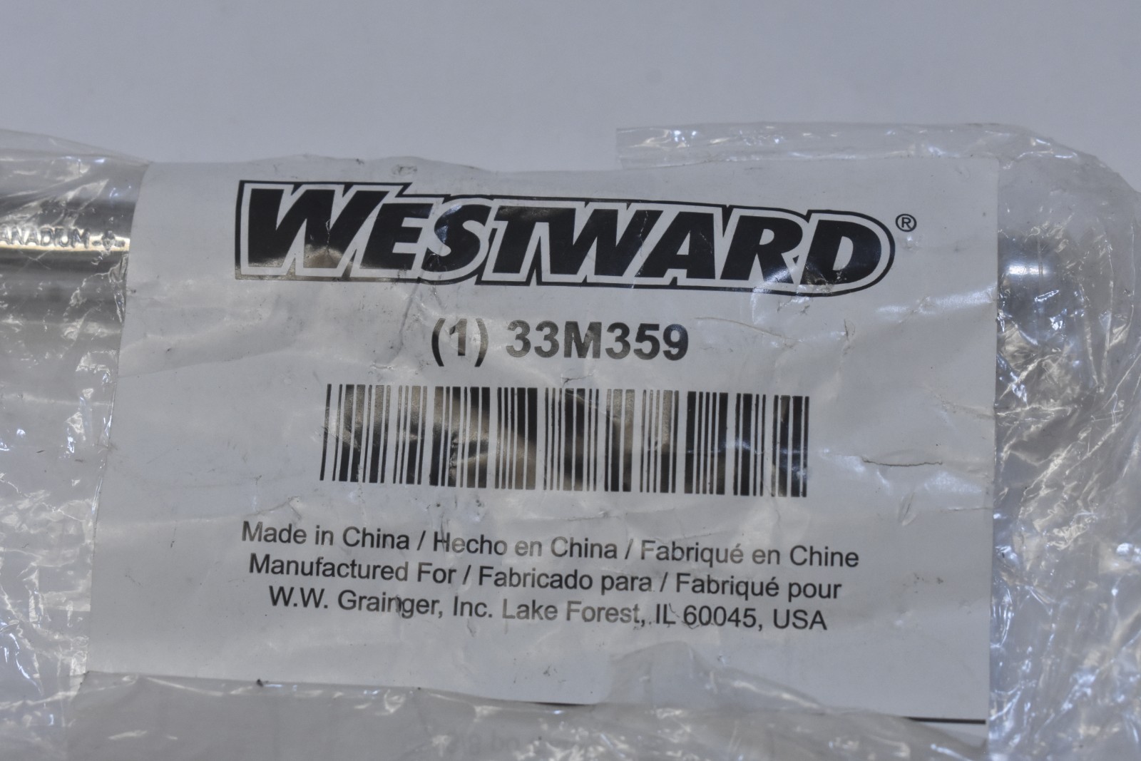 Westward 33M359 Hand Ratchet Pear Reversible 7-3/4″ OAL 8° Arc Swing Chrome