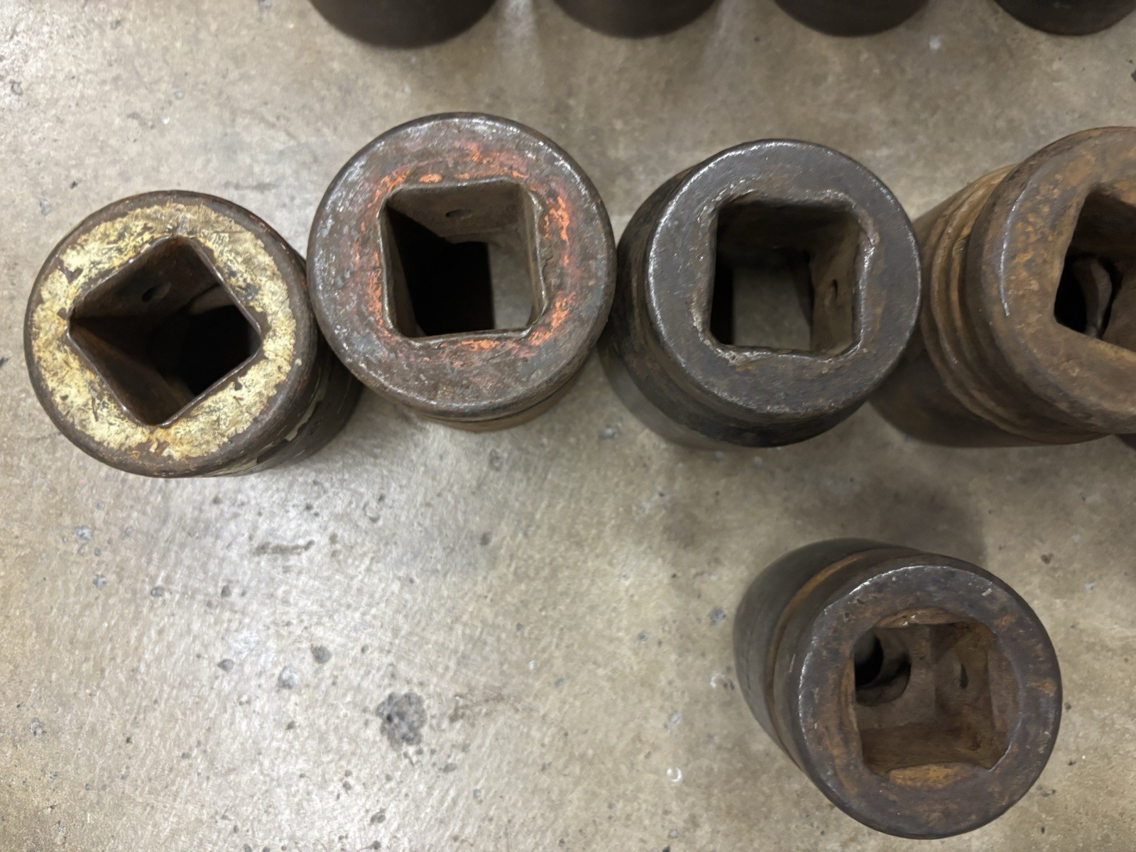 Mixed Lot 9 Pieces 1” Drive Impact Sockets Snap-on PROTO+