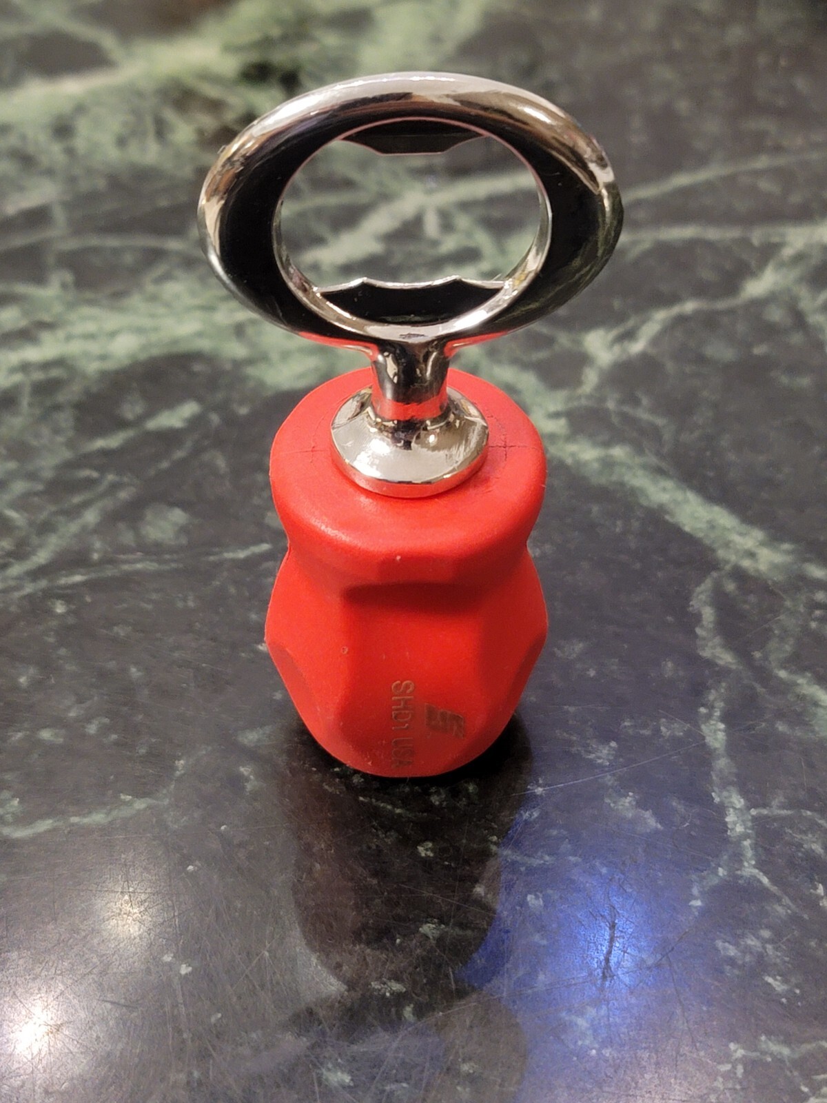 Snap-on Handle Bottle Opener STUBBY RED