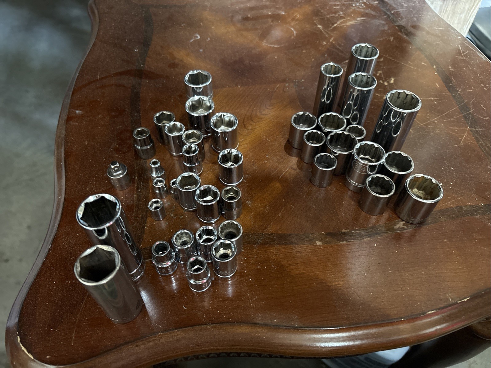 Sockets Assorted Drive Sockets for Hand Tools Used Lot 40 6 & 12 Pt