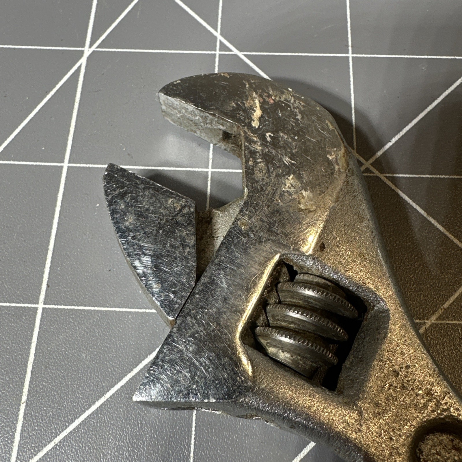 Crescent 8″ Adjustable Wrench USA Original Crestoloy Vintage