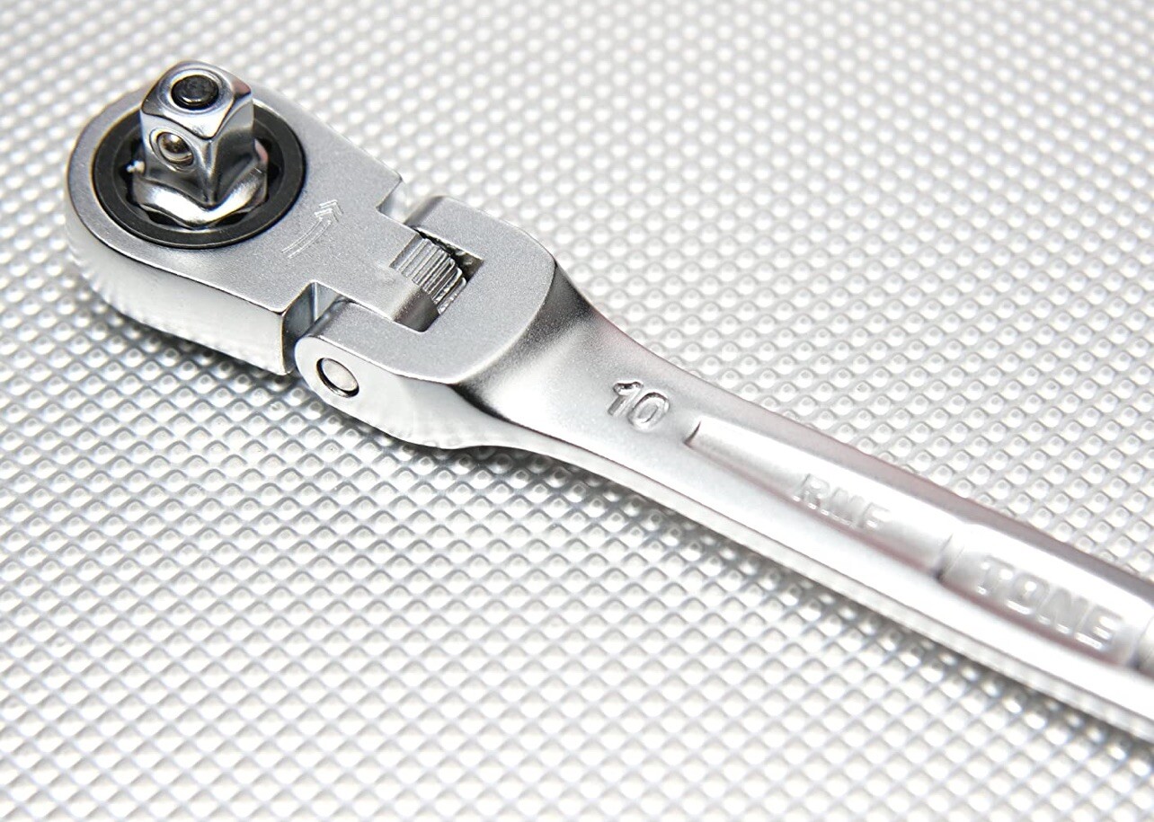 TONE Tools Japan – Motorsport 10mm Box End Wrench To 1/4″ Socket Adapter [RA-2]