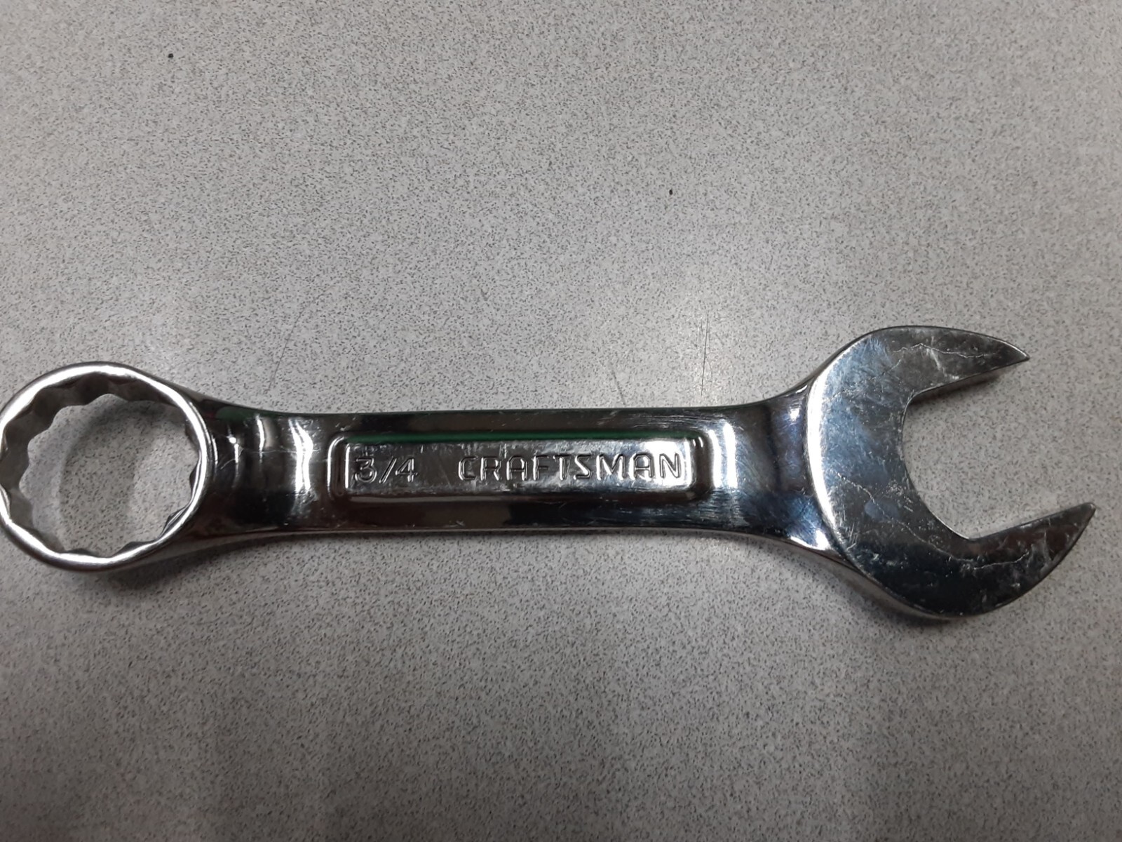 Craftsman -VV- Series 44109 3/4-in Stubby Combination Wrench 12 Point USA
