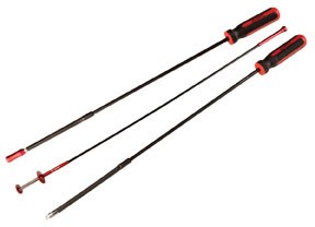 Sunex Tools 9813 3 Pc. Flexible Magnetic Pick Up Tool Set