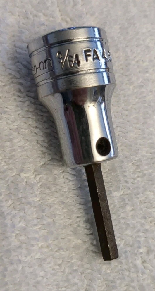 Snap-On Tools USA FA4.5A 3/8″ Drive 9/64″ Standard Hex Bit Socket Driver