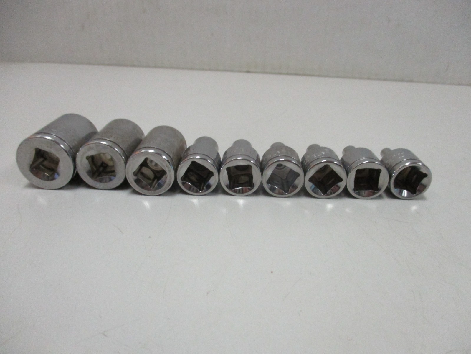 Blue-Point 9pc 3/8 Drive External Torx Socket Set E20,18,16,10,8,7,6,5,4
