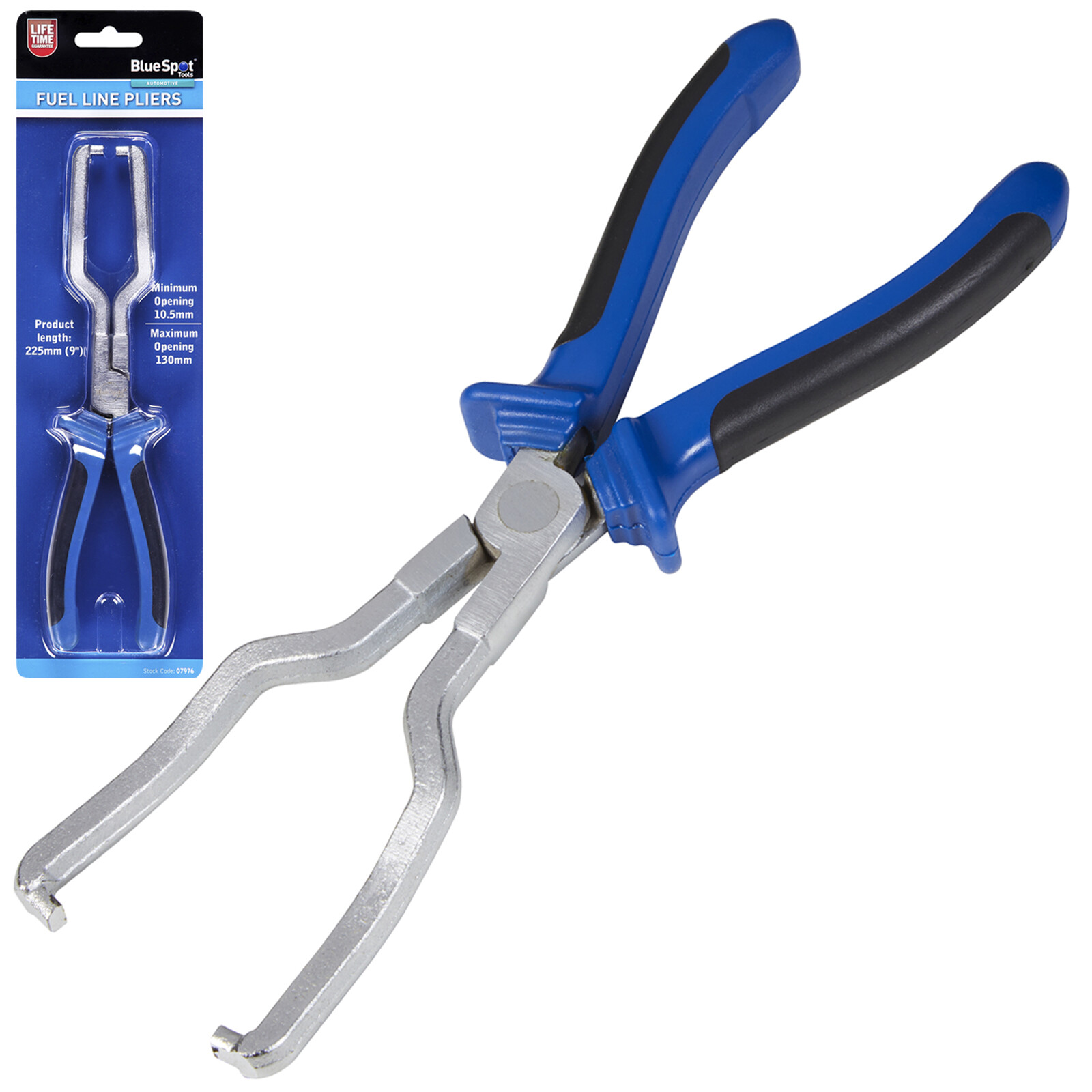 BlueSpot Fuel Line Pliers 225mm Service Hand Tool Garage