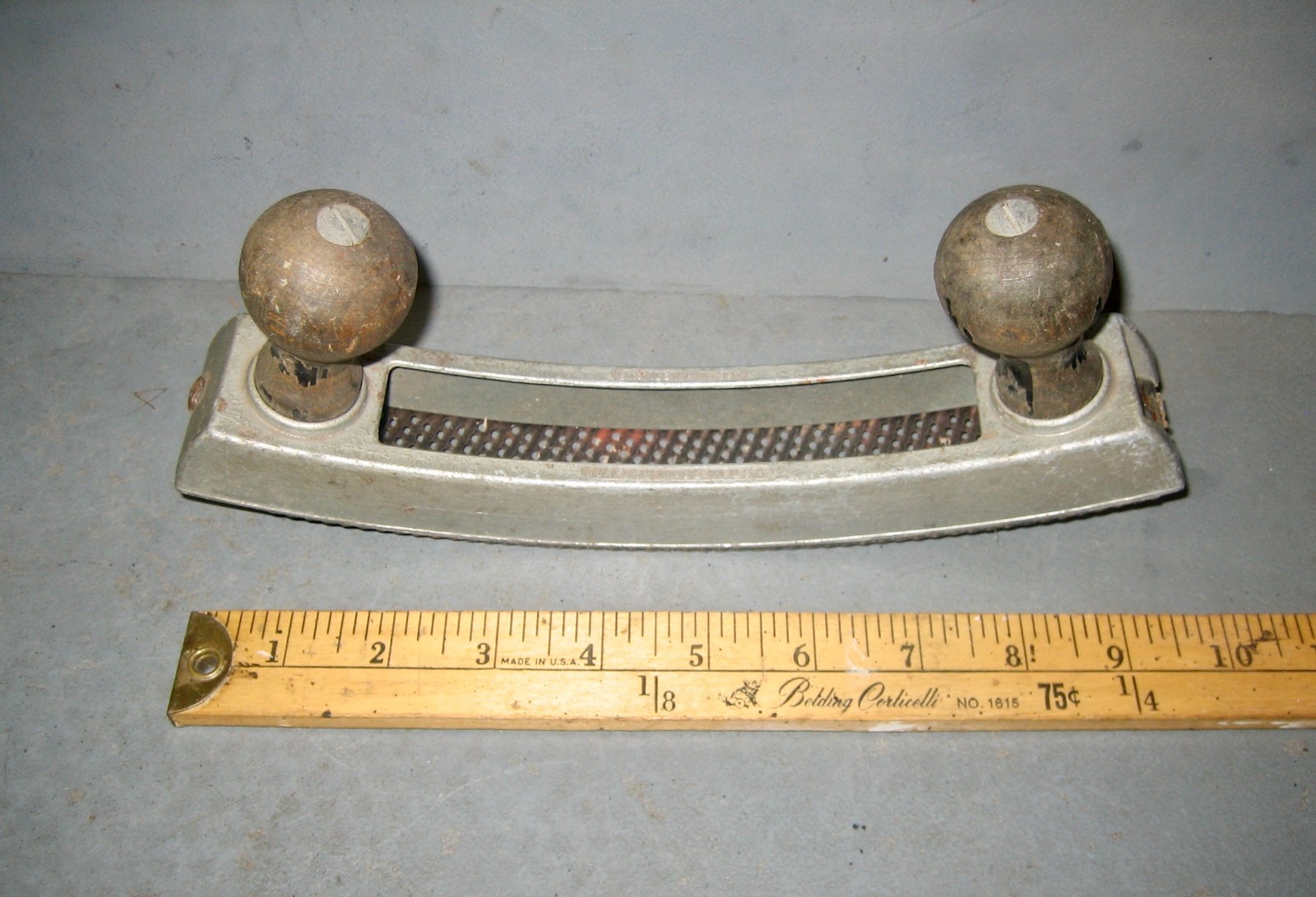 Vintage Stanley 397 Curved Rasp File Tool – auto body bondo/lead filler or wood