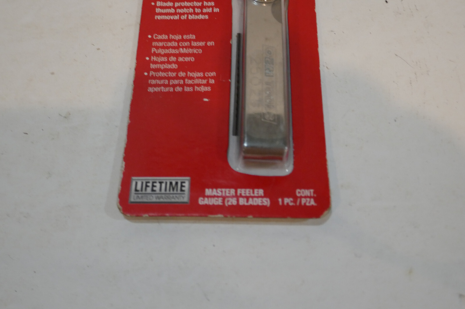OEM 25025 26-Blade Master Feeler Gauge Measure Barrel To Frame Gap Clearance