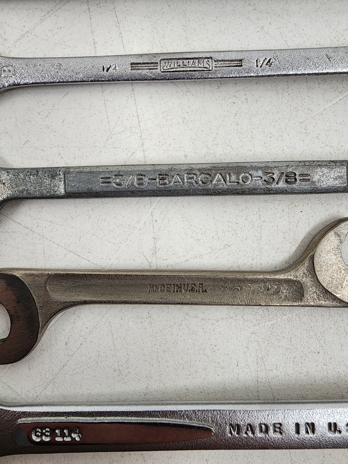 USA Made Wrenches Various Brands And Sizes Metric Standard Lot Of 13