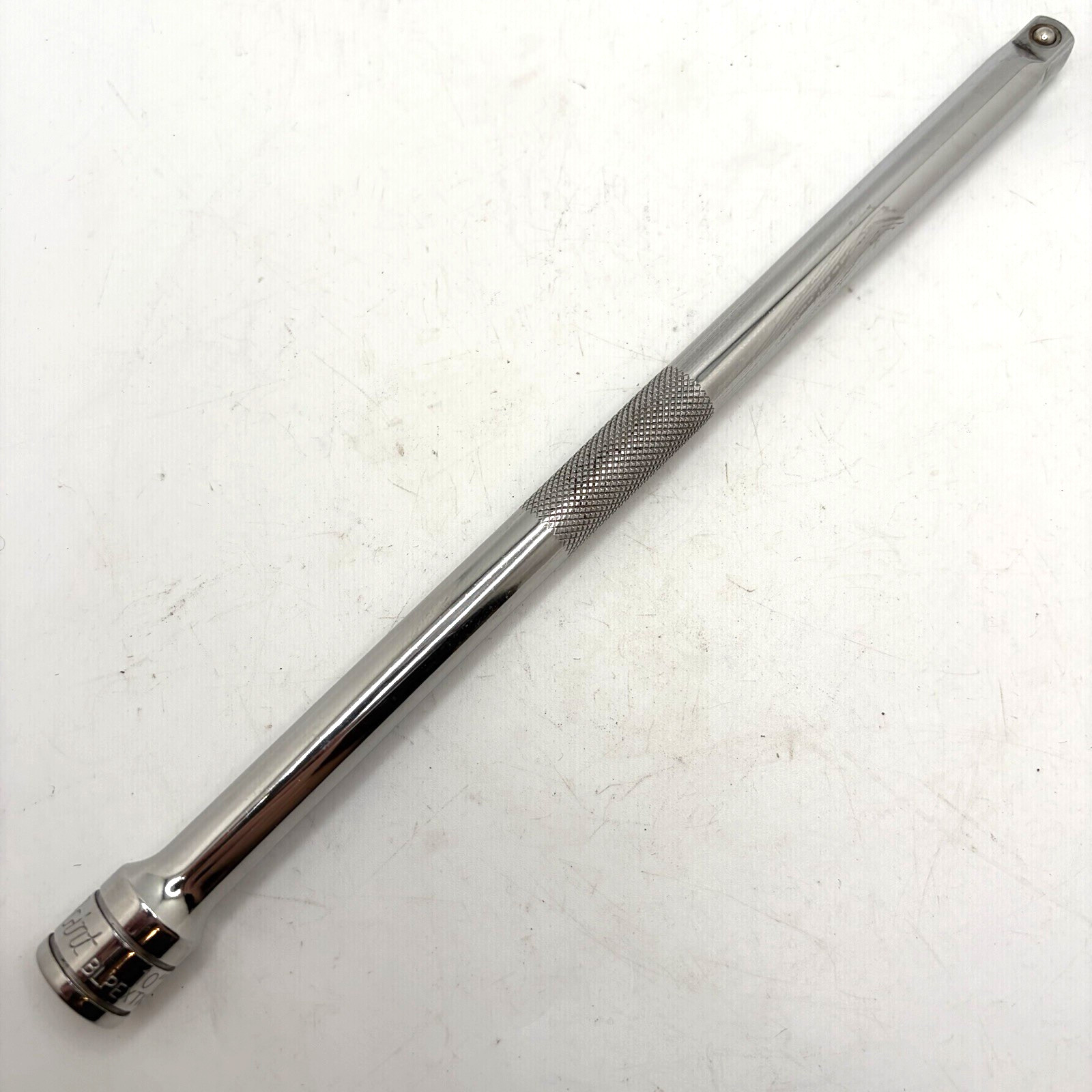 Blue Point Tools 3/8″ Drive 10″ Long Extension Knurled Chrome BLPEXTK3810