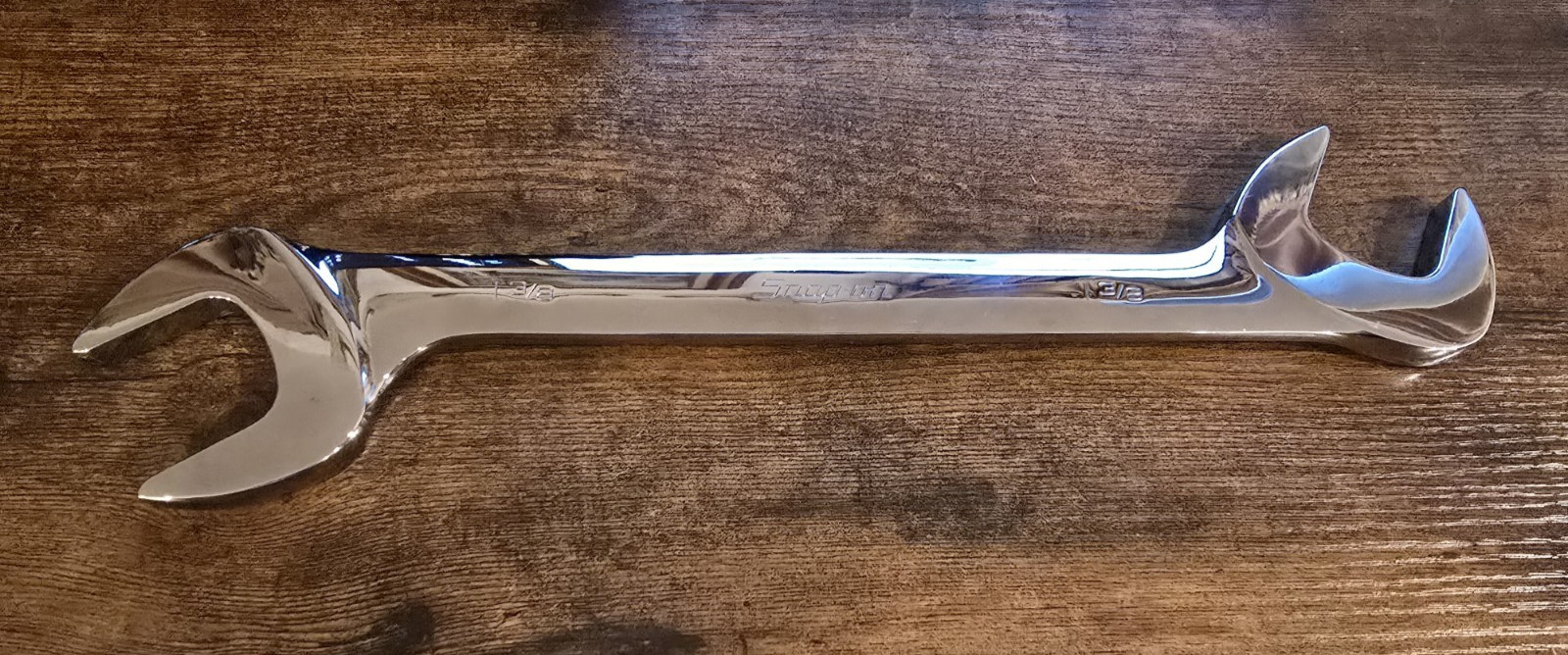 Snap-on ™ Tools USA 1-3/8″ New SAE Four-Way Angle Head Open-End Chrome Wrench
