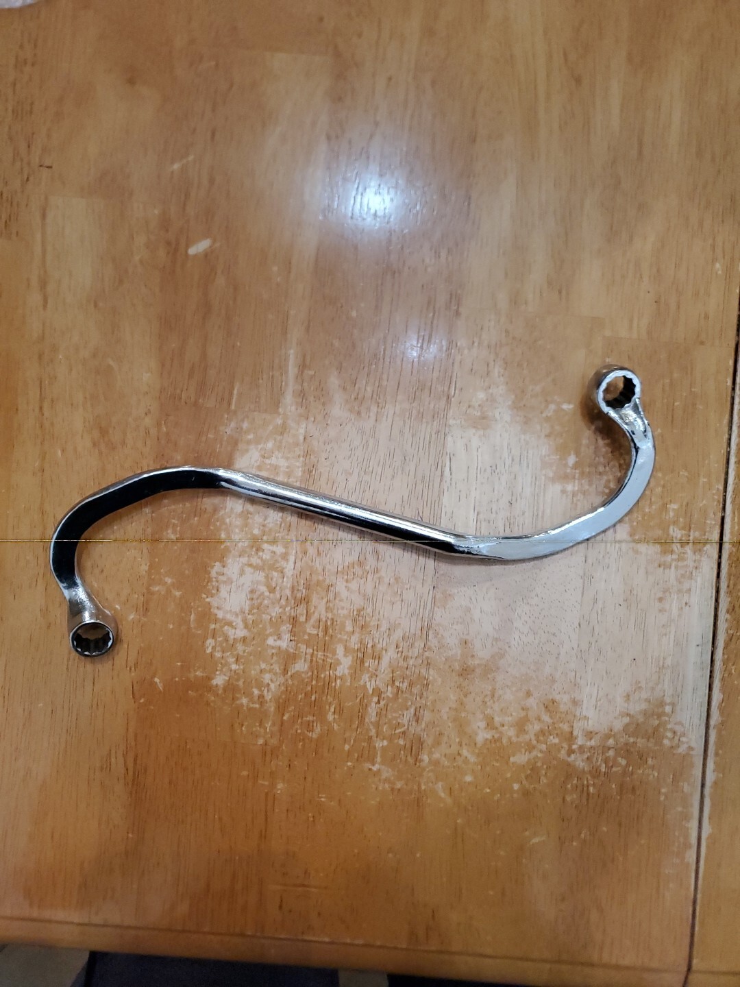Snap On 9/16″ 12Pt SAE Chrome Door Hinge Wrench S9619