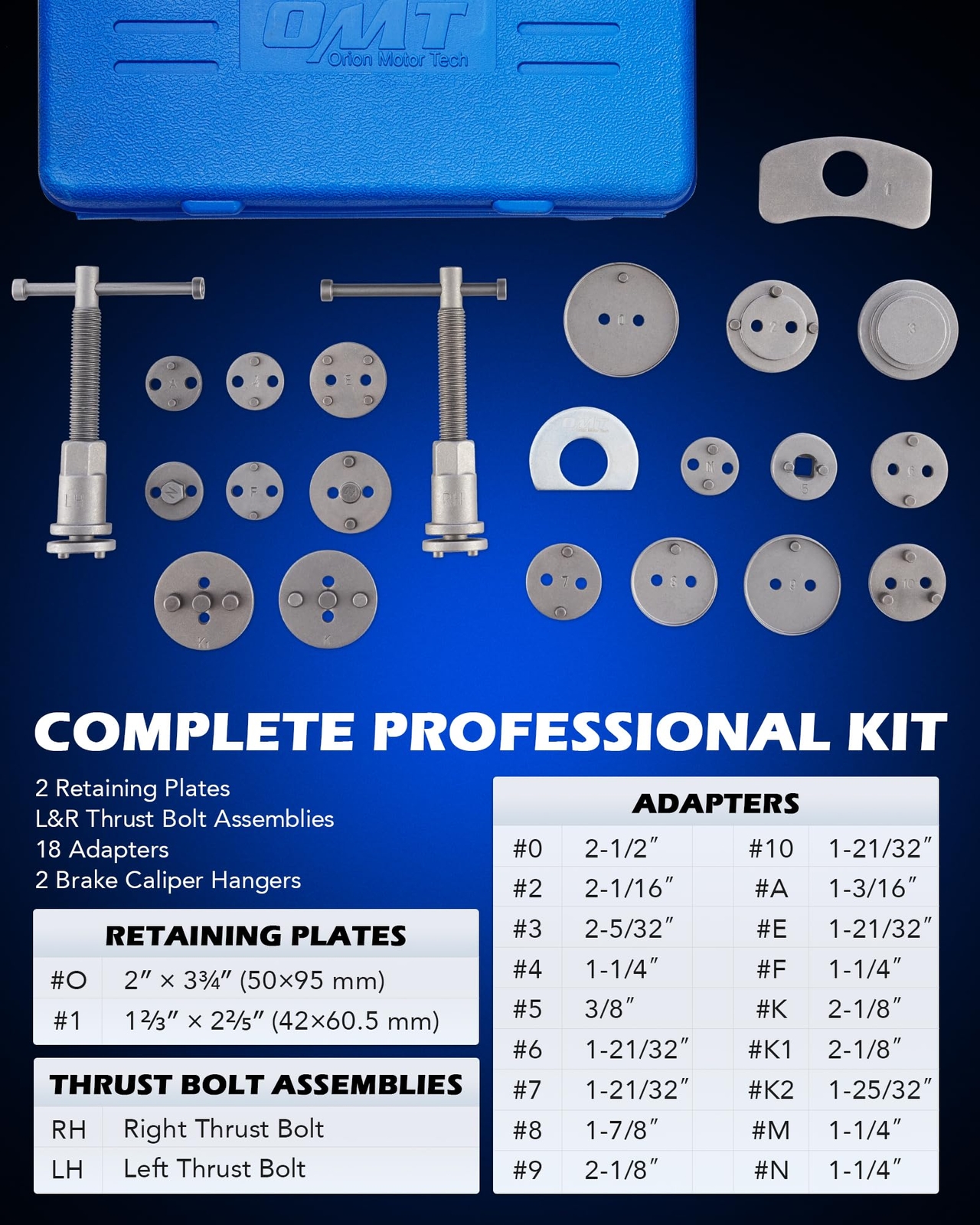 24PCS Universal Kit de Herramienta Para Frenos Piston de Frenos Brake Auto Carro