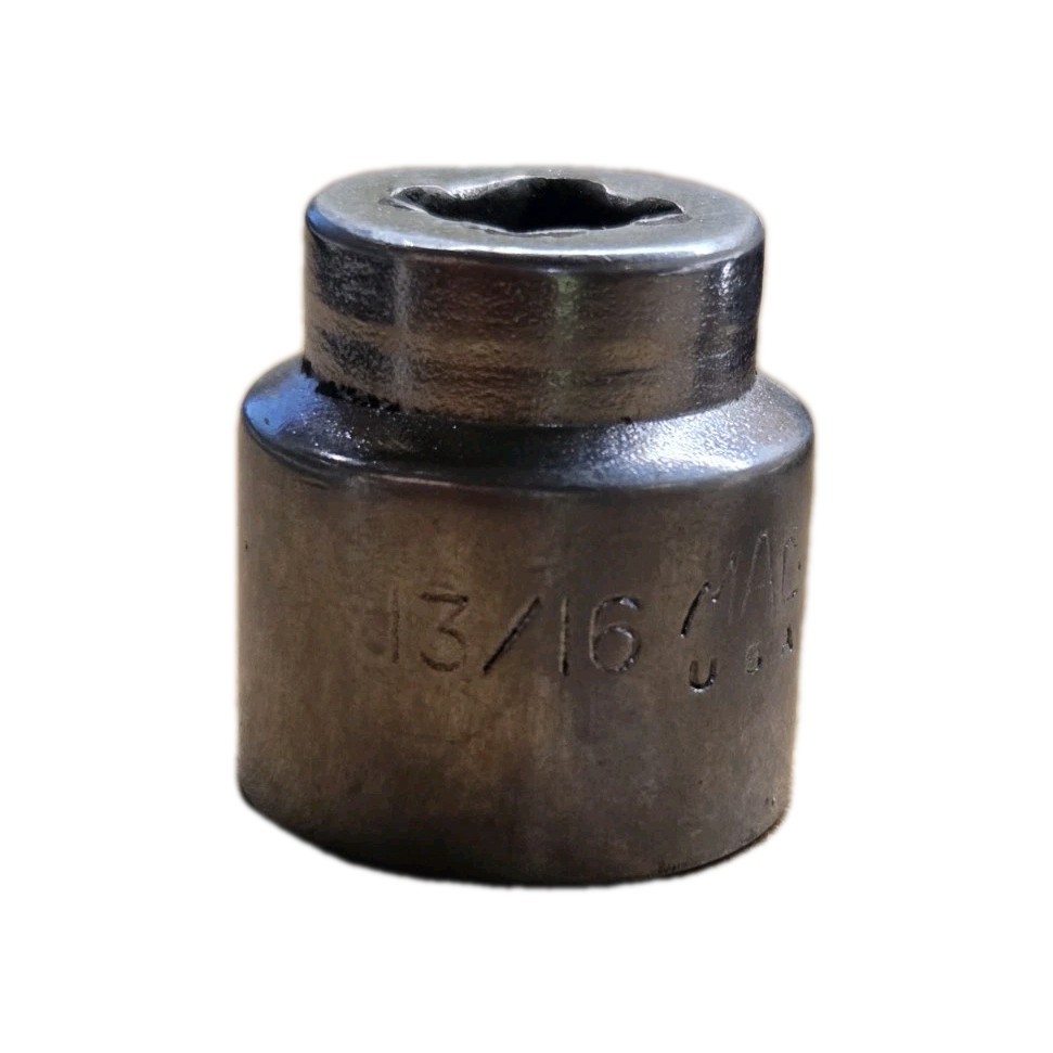 Mac Tools 3/8″ Dr. 7/8″ 13/16″ 1/4″ 6PT SAE Shallow Chrome Socket X286 X286 X86